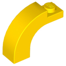 LEGO 6005 Yellow Brick, Arch 1 x 3 x 2 Curved Top *P