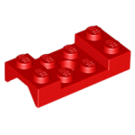 LEGO 60212 Red Vechicle Mudguard 2x4 with arch studded with hole (060623)*