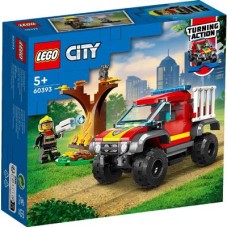 LEGO 60393 City 4x4 Brandweertruck Redding