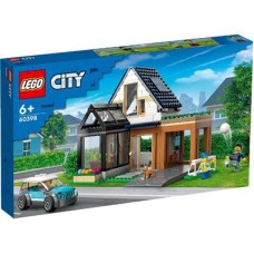 LEGO 60398 City Gezinswoning met Elektrische Auto