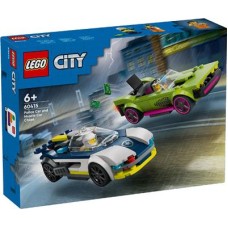 LEGO 60415 City Politiewagen en Snelle Autoachtervolging