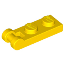 LEGO 60478 Yellow Plate, Modified 1 x 2 with Handle on End - Closed Ends (losse stenen 8-25)*