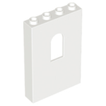 LEGO 60808 White Panel 1 x 4 x 5 Wall with Window (losse stenen 2-17)