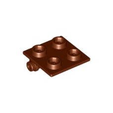 LEGO 6134 Reddish Brown Hinge Brick 2 x 2 Top Plate (losse steentjes 16-15)*