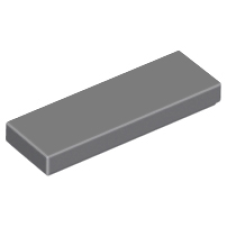 LEGO 63864 Dark Bluish Gray Tile 1 x 3, 37294 (losse stenen 20-12)*P