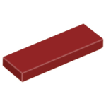 LEGO 63864 Dark Red Tile 1 x 3, 37294 (losse stenen 2-11)