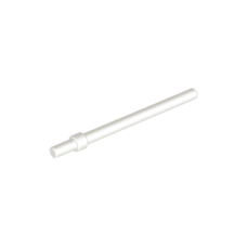 LEGO 63965 White Bar 6L with Stop Ring, 18274, 28921, 93790 (losse stenen 20-17) (280623)*