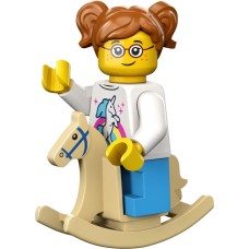 LEGO 71037 col24-11 Rockin’ Horse Rider (Complete set met Standaard)