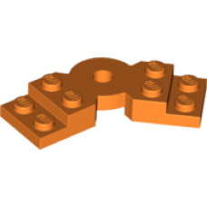 LEGO 79846 Orange Plate, Modified 2 x 6 x 2/3 Bent*