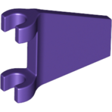 LEGO 80324 Dark Purple Flag 2 x 2 Trapezoid with Flared Edge (losse stenen 32-23)*P