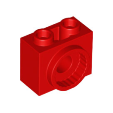 LEGO 80431 Red Technic, Brick Modified 1 x 2 x 1 1/3 with Rotation Joint Socket (losse stenen 36-12)*P