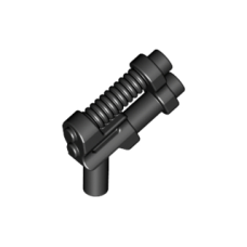 LEGO 95199 Black Minifigure, Weapon Gun, Two Barrel Pistol (losse stenen 24-8)*P