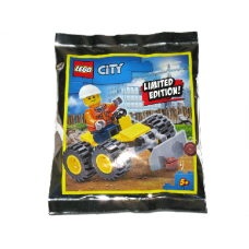 LEGO 952003 Wegwerker met Bulldozer