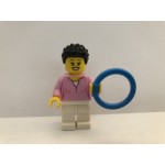 LEGO cty1018 Mom - Bright Pink Female Top, White Legs, Black Hair Coiled and Short (Minifiguren 1-11)