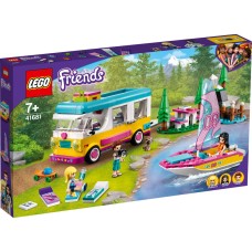 LEGO 41681 Friends Boscamper en Zeilboot  (DOOS IS LICHT BESCHADIGD ZIE FOTO) 