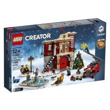 LEGO 10263 Winter Village Fire Station / Brandweerkazerne in het winterdorp