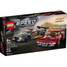 LEGO 76903 Speed Chevrolet Corvette C8.R racewagen en 1968 Chevrolet Corvette