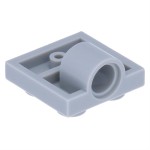 LEGO 10247 Light Bluish Gray Plate, Modified 2 x 2 with Pin Hole - Full Cross Support Underneath*