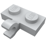LEGO 11476 Light Bluish Gray Plate, Modified 1 x 2 with Clip Horizontal on Side, 65458 *P