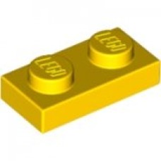 LEGO 3023 Yellow Plate 1 x 2, 26225, 28653 (losse stenen 8-24)*