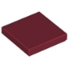 LEGO 3068b Dark Red Tile 2 x 2 with Groove