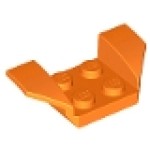 LEGO 41854 Orange Vehicle, Mudguard 2 x 4 with Flared Wings*