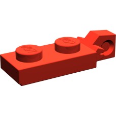 LEGO 44301 Red Hinge Plate 1 x 2 Locking with 1 Finger On End*