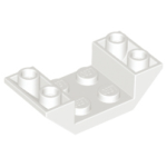 LEGO 4871 White Slope, Inverted 45 4 x 2 Double*