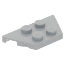 LEGO 51739 Light Bluish Gray Wedge, Plate 2 x 4*