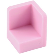 LEGO 6231 Bright Pink Panel 1 x 1 x 1 Corner*