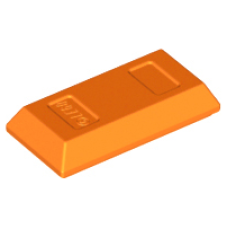 LEGO 99563 Orange Minifigure, Utensil Ingot / Bar (losse stenen 8-28) p