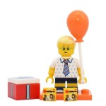 LEGO 71021 col18-16 Birthday Party Boy - Complete Set with Stand