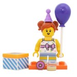 LEGO 71021 col18-6 Birthday Party Girl - Complete Set with Stand