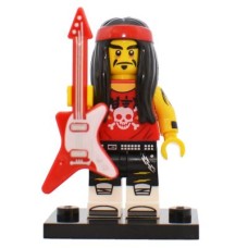 LEGO 71019 coltlnm-17 Ninjago The Movie Gong & Guitar Rocker - Compleet Set
