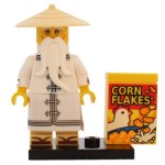 LEGO 71019 coltlnm-4 Ninjago The Movie Master Wu - Compleet Set