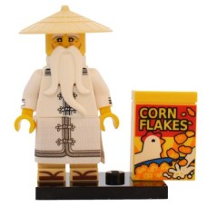 LEGO 71019 coltlnm-4 Ninjago The Movie Master Wu - Compleet Set