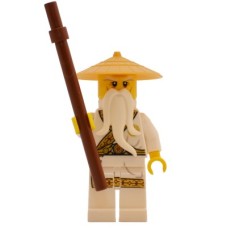 LEGO Ninjago NJO180 Sensei Wu - Gold Trimmed Outfit (Secret World of the Ninja Book)