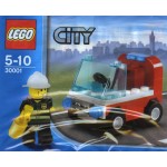 LEGO 30001 City Brandweerman met Brandweerauto (Polybag)