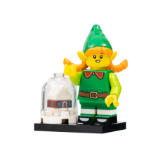 LEGO 71034-col23-5 Kerstelf (Complete Set met Standaard en Accessoires)