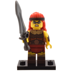 LEGO 71045 Col25-11 Woeste Barbaar (Complete Set met Accessoires)