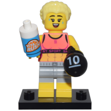 LEGO 71045 Col25-7 Fitnessinstructrice ( Complete Set met Accessoires)