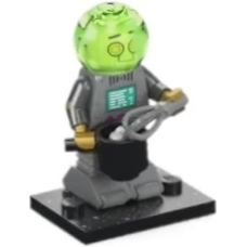 LEGO 71046-col26-9 Robot Butler, (complete set met standaard en accessoires)