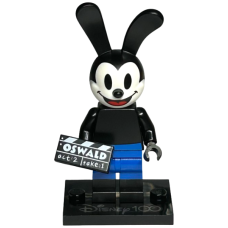 LEGO 71038-coldis100-1 Oswald the Lucky Rabbit, Disney 100 (Complete set met standaard en accessoires)