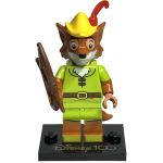 LEGO 71038-coldis100-14 Robin Hood, Disney 100 (Complete set met standaard en accessoires)