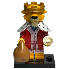 LEGO 71038-coldis100-15 Prince John, Disney 100 (Complete set met standaard en accessoires)
