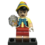 LEGO 71038-coldis100-2 Pinocchio, Disney 100 (Complete set met standaard en accessoires)