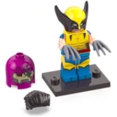 LEGO 71039-colmar2-12 Marvel Studios, Series 2 Wolverine (Complete set met standaard en accessoires)