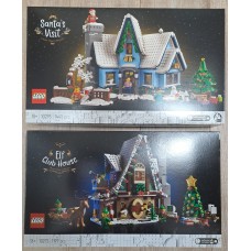 LEGO 10275 Elf Clubhuis en LEGO 10293 Bezoek van de Kerstman