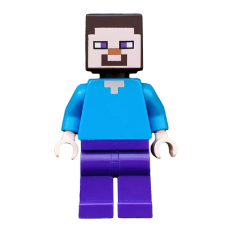 LEGO mine009 Steve - Donkerpaarse benen