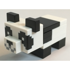 LEGO minepanda01 Minecraft Panda,  Baby (Black Plate with Bar Handle) - Brick Built (losse dieren 1-22)